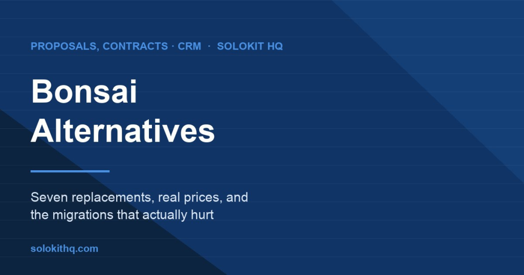 Bonsai alternatives for freelancers and solopreneurs